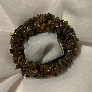 💕3/$15💕 Brown Stone-Embellished Hair Clip